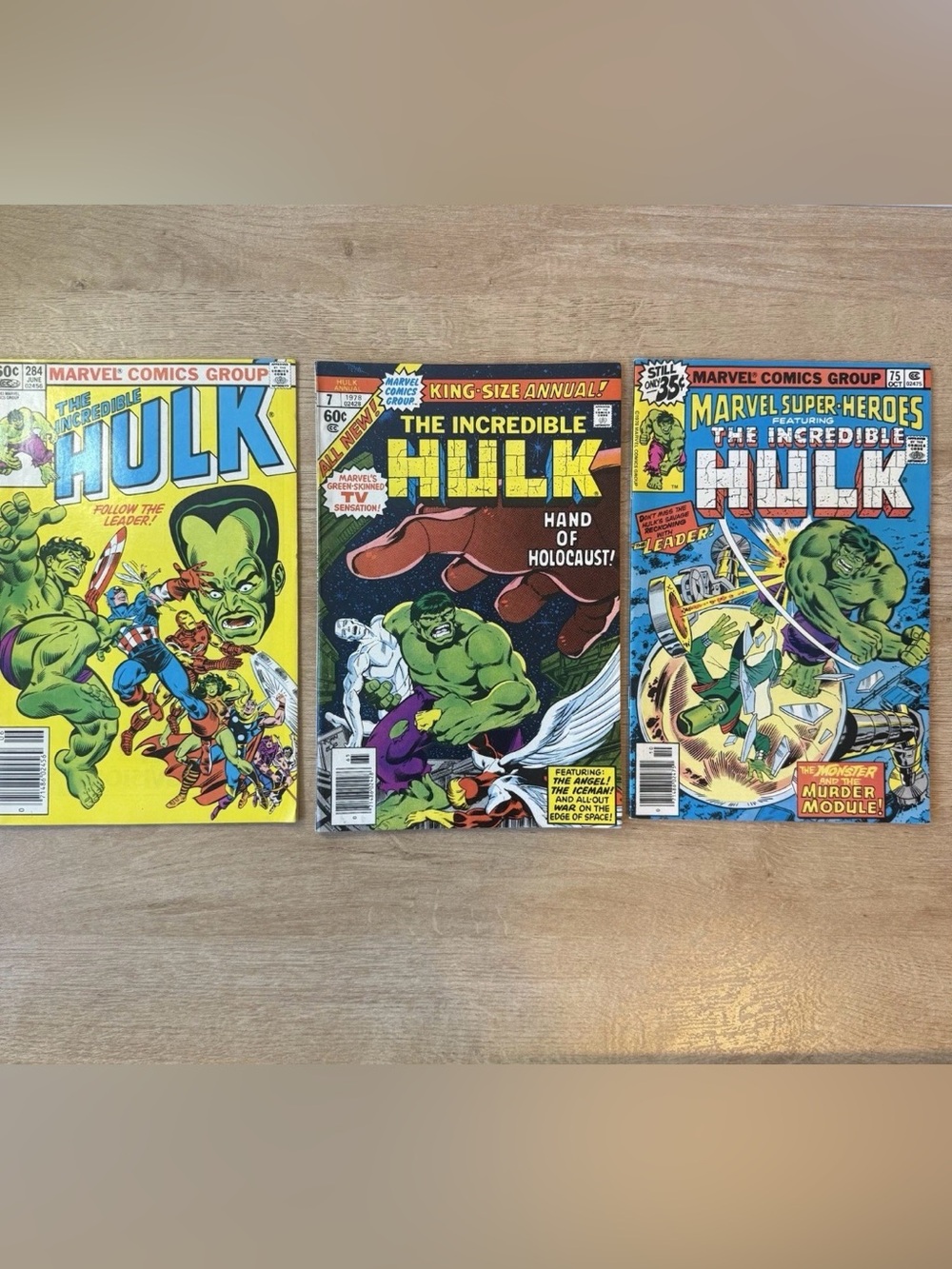 The Incredible Hulk Comics | Marvel Comics Group | No. 7, 75, 284